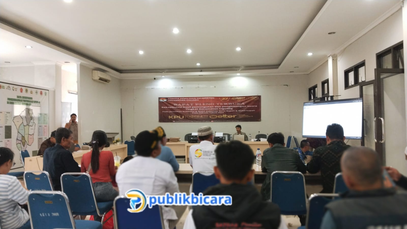 Pinalisasi Rapat Pleno Terbuka di Kecamatan Cigudeg Berjalan Sukses