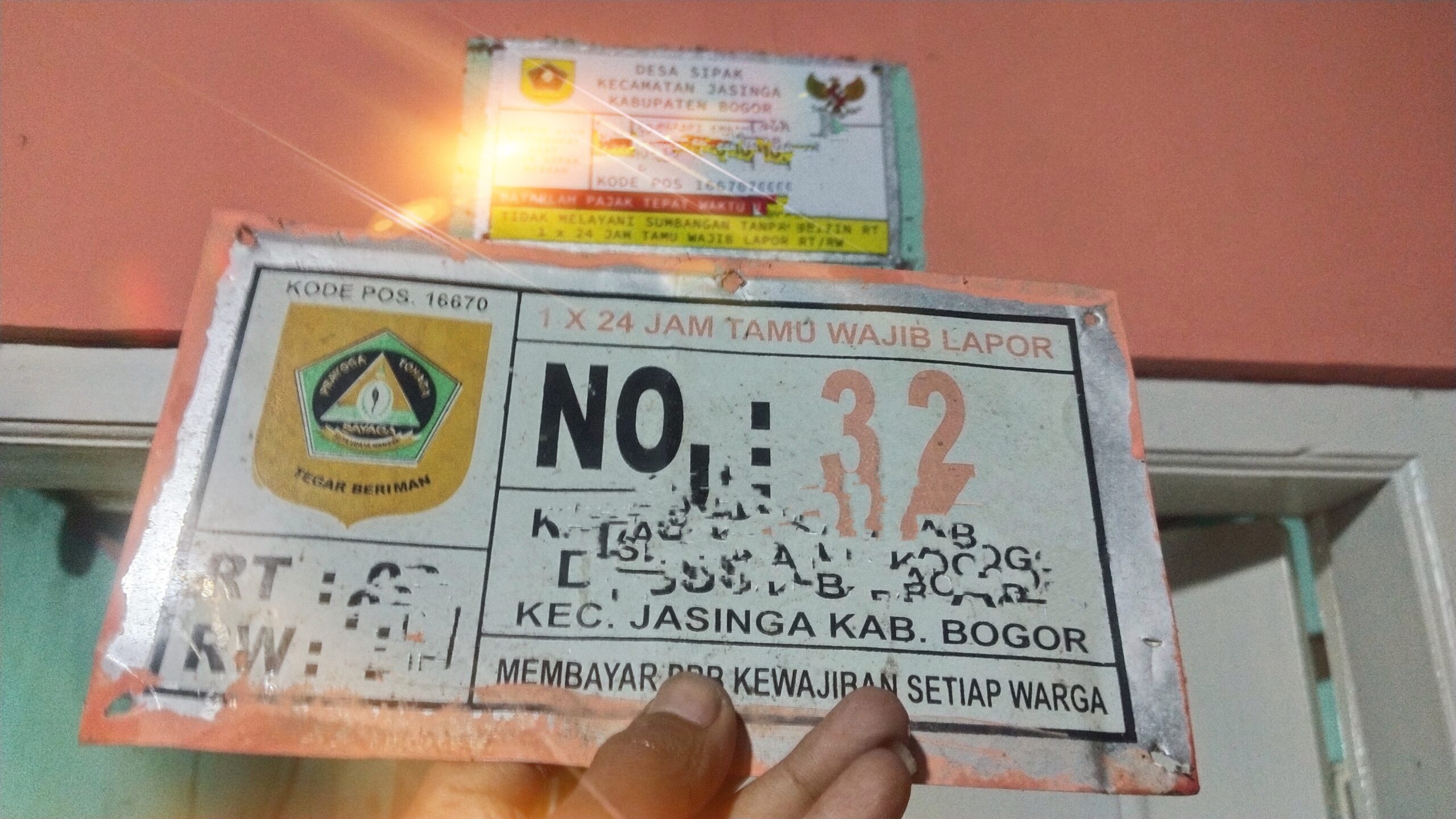 Benarkah Pungutan Pemasangan Plat Nomor Rumah Usulan RT/RW: Pihak ...